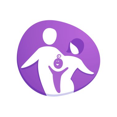 mutlu aile logo tasarımı.