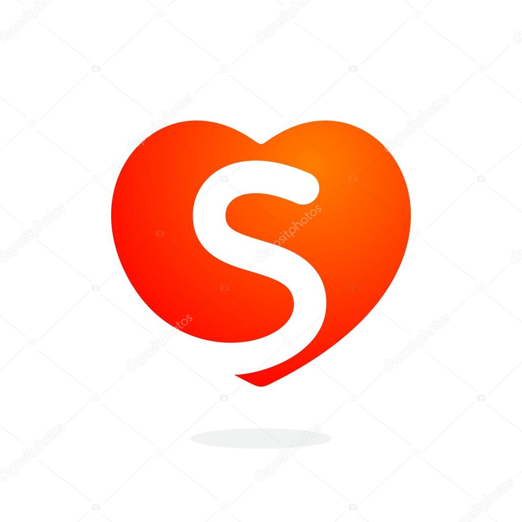 Valentine's day S letter Stock Vector Image by ©kaer_dstock #96212674
