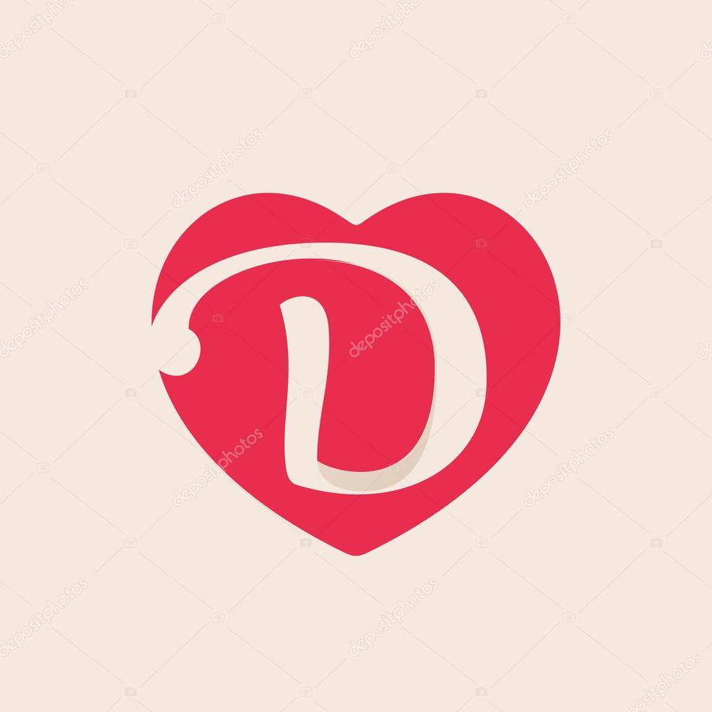 Valentine's day D letter