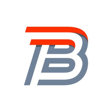 B letter fast speed logo.