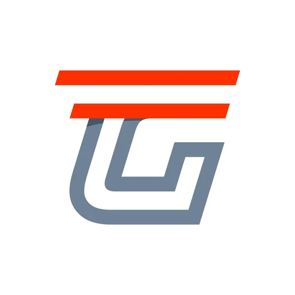G letter fast speed logo. — Stock Vector