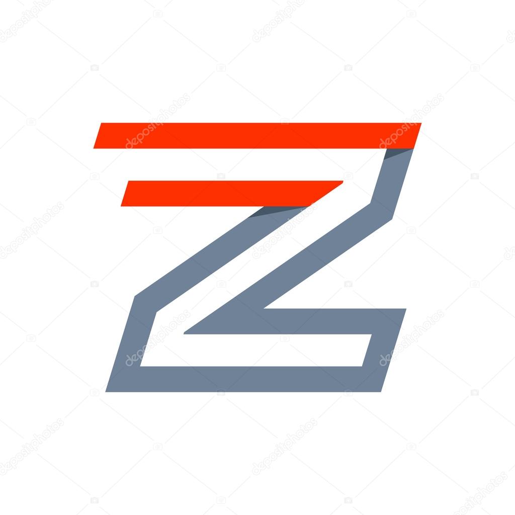 Z letter fast speed logo.
