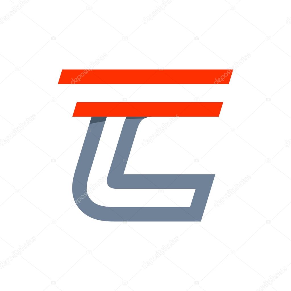 C letter fast speed logo. Hand drawn font. Vector grunge style design element for use in posters or prints.