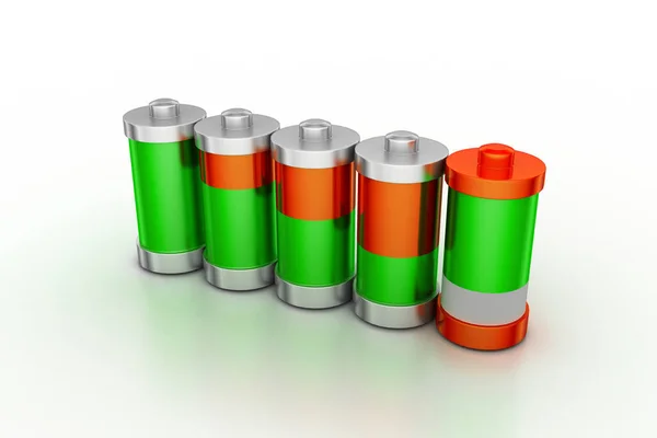 Rendering Von Batterien — Stockfoto