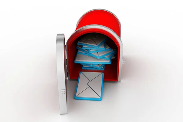 Почтовый Ящик Письмами — стоковое фото