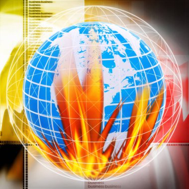 İnternet Küresel İş Konsepti