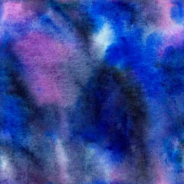 Gece koyu mavi gökyüzü pürüzsüz suluboya arkaplan