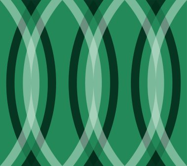 Kusursuz geometrik desenli ışık ve koyu yeşil yay