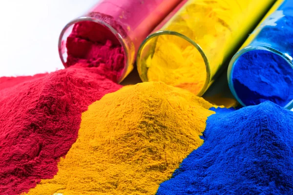 Powder coating and test tube. — Stock Photo, Image