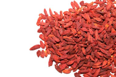 Kurutulmuş kurt üzümü yakın.