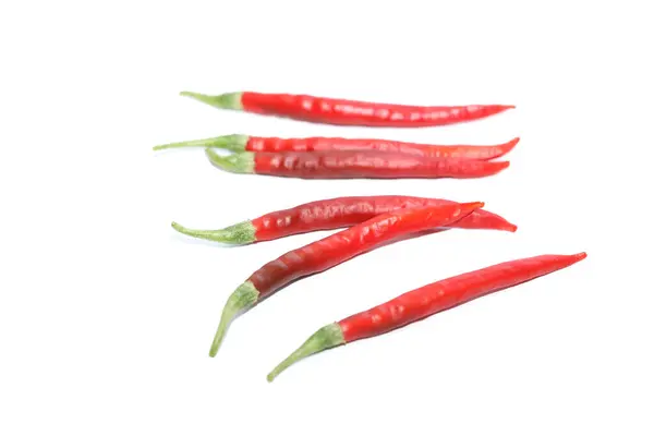 Red Hot Chili Peppers Isolated White — Stock Photo, Image