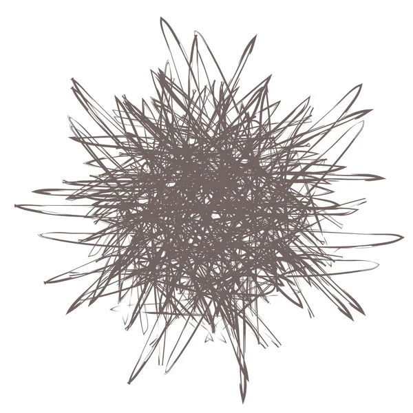 Karalama efektini yuvarlak. Kalem karalama vektör