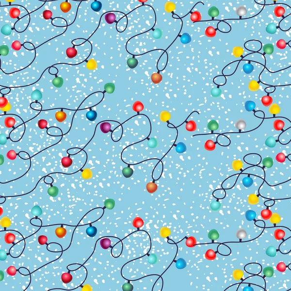 Noel Işık Ampüller mavi zemin üzerine