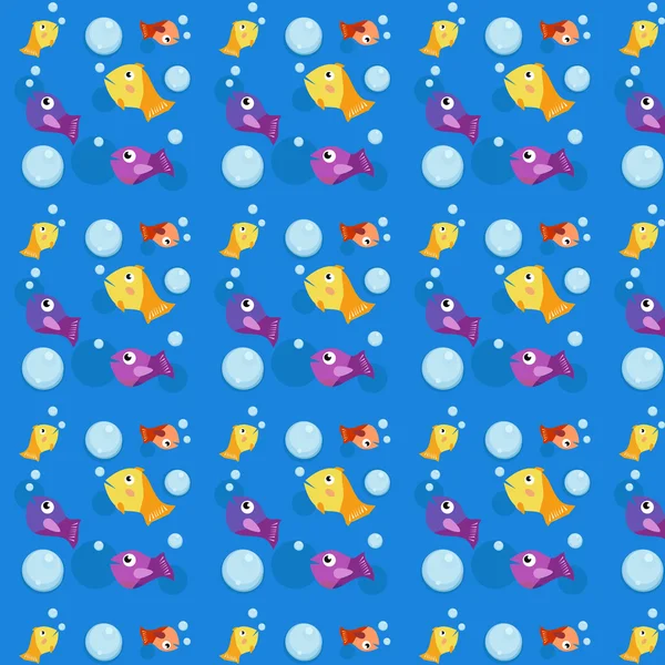 Mavi arka plan üzerinde balık şekli