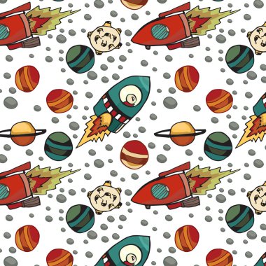 Alanı desen vektör çizim