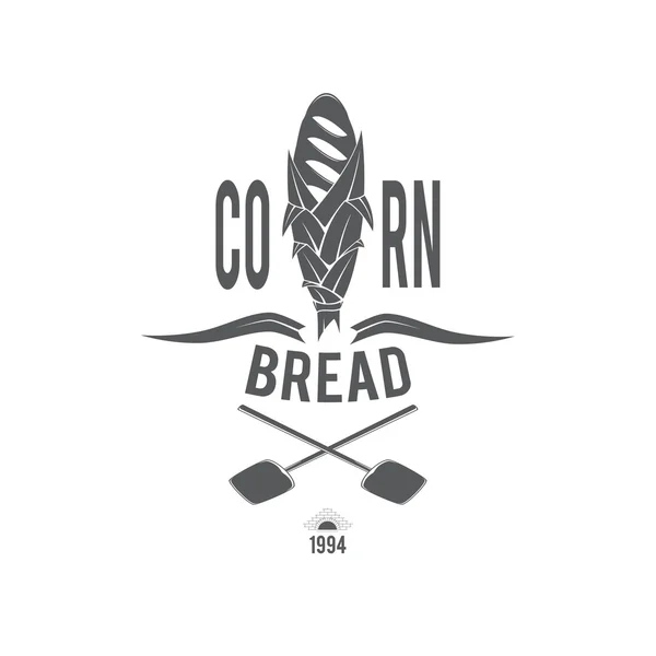 Logo corn bread 1 — Stok Vektör