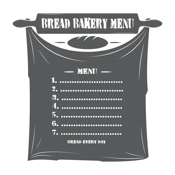Bread bakery menu2. — Stok Vektör