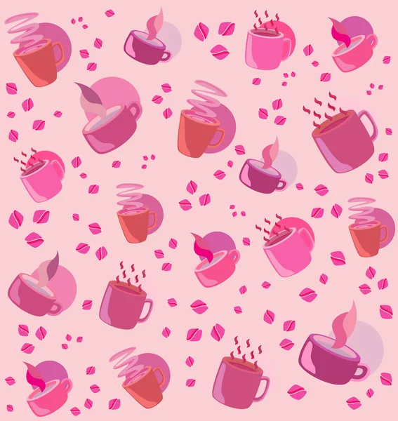 Model Pembe su bardağı çay kahve ve kakao
