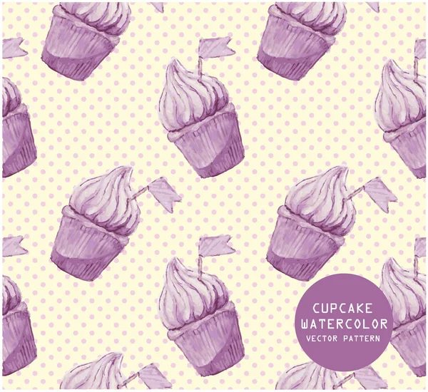 Cupcake suluboya doku desen arka plan