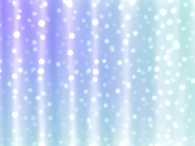 Soyut mavi, yumuşak ışık arkaplanındaki bokeh ışığını bulanıklaştırdı. Konsept olarak Noel veya Yeni Yıl kartı şablonu. Sihirli kar arkaplanı.