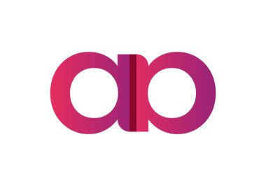 Yaratıcı lüks ab harfli logo tasarımı şeytana uyma. Vektör ve Resim. İmza ve sembol.