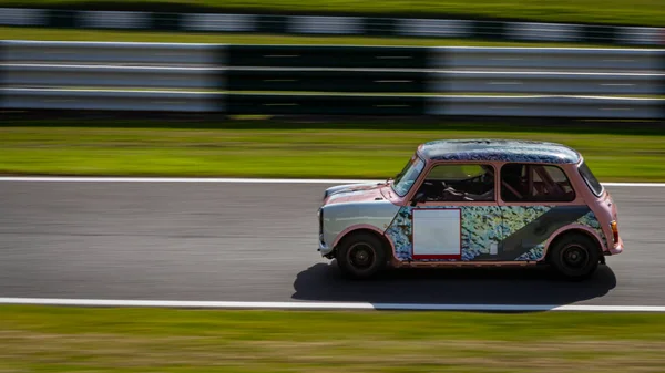 Panning Shot Racing Car Circuits Track — Stock Photo, Image