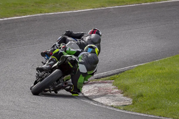 Shot Racing Motorbike Circuits Track — Stock Photo, Image