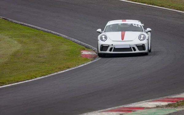 Panning Shot Racing Car Circuits Track — Stock Photo, Image