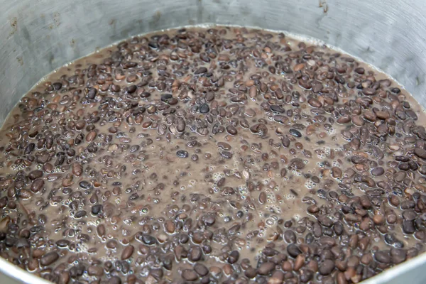 Faytonlu esrar, tipik Brezilya yemeği. Brezilya 'da bir restoranda