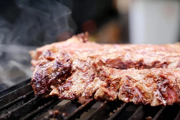 Fraldinha Churrasco Grelhado Carne Bife Brasileiro Churrasco — Fotografia de Stock