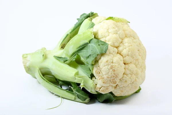 Warzywa Kalafior Izolowany Białym Tle — Zdjęcie stockowe