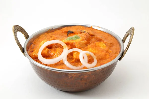 Estilo Índio Cottage Cheese Vegetarian Curry Dish Kadai Paneer Comida — Fotografia de Stock