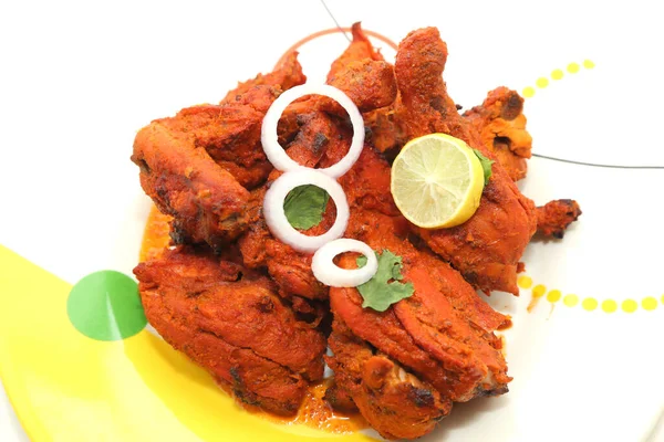 Tandoori Frango Assado Alimentos Não Vegetarianos — Fotografia de Stock