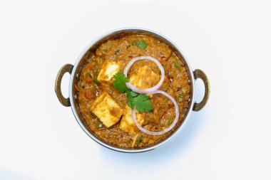 Hint yemekleri spesiyalitesi. Hint yemekleri: Kadai Shahi Paneer veya Paneer Lababdar.