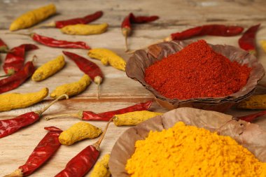 Hint usulü baharatlar ve otlar.