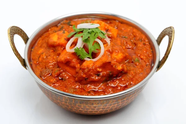 Comida India Curry Indio Tazón Latón Cobre — Foto de Stock