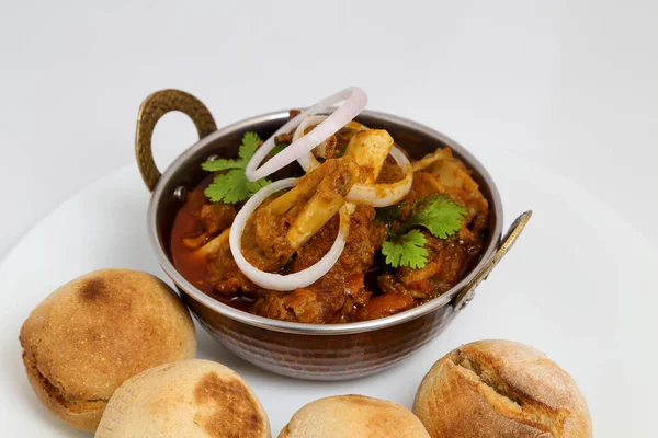 Piatto Carne Stile Indiano Curry Montone — Foto Stock