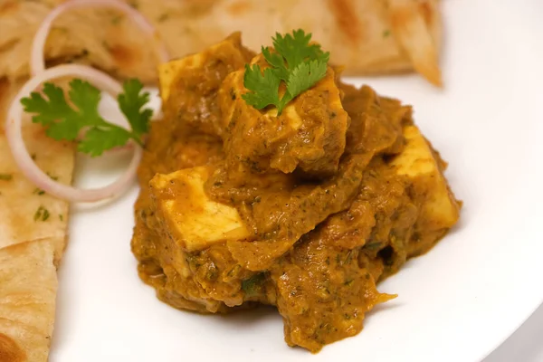 Indian Food Indian Curry Bread — Stock Photo, Image