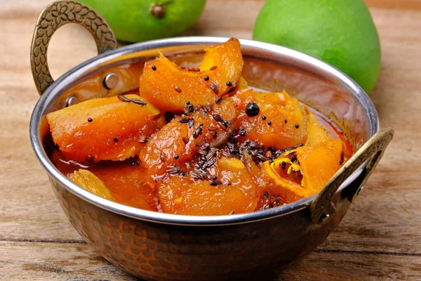 Grön Mango Curry Indisk Eller Rajasthani Stil — Stockfoto