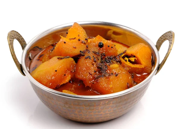 Green Raw Mango Curry Indian Rajasthani Style — Stock Photo, Image