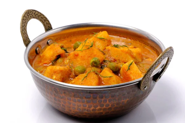 Indiase Stijl Cottage Kaas Schotel Curry — Stockfoto