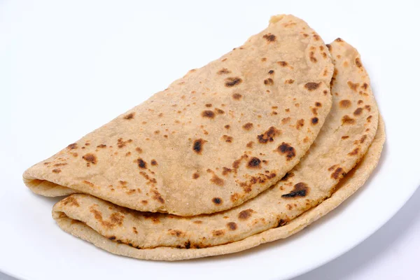 Indian Style Bread Roti Served Plate — Stock Photo, Image