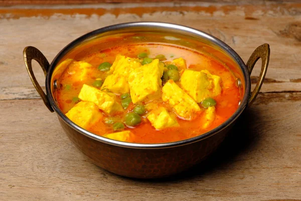 Plat Fromage Cottage Style Indien Curry Photo De Stock