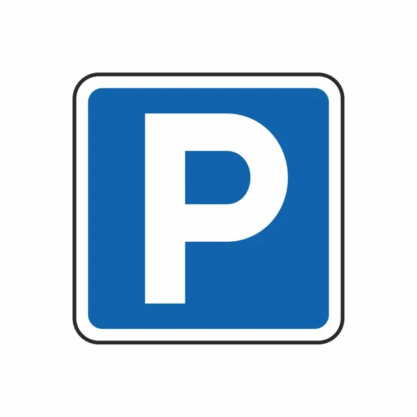 Parkovací Značka Vektorový Obrázek — Stockový vektor