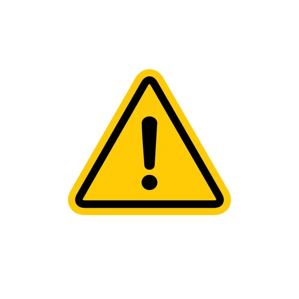 Hazard Warning Symbol Danger Sign Isolated Attention Icon Danger Warning — Stock Vector