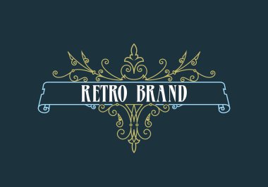 Kaligrafi etiket şablon geliştiği.