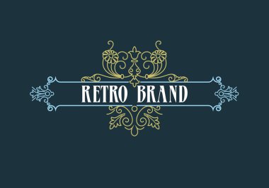 Kaligrafi etiket şablon geliştiği.