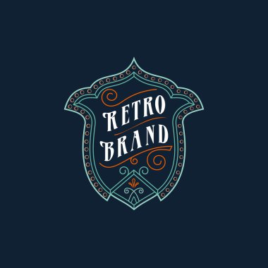 Kaligrafi etiket şablon geliştiği.