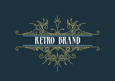 Kaligrafi etiket şablon geliştiği.