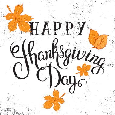 Mutlu Şükran Günü Posteri.